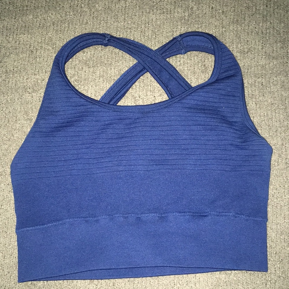Alphalete Vault Sport Bra shade Victory Blue size SMALL
